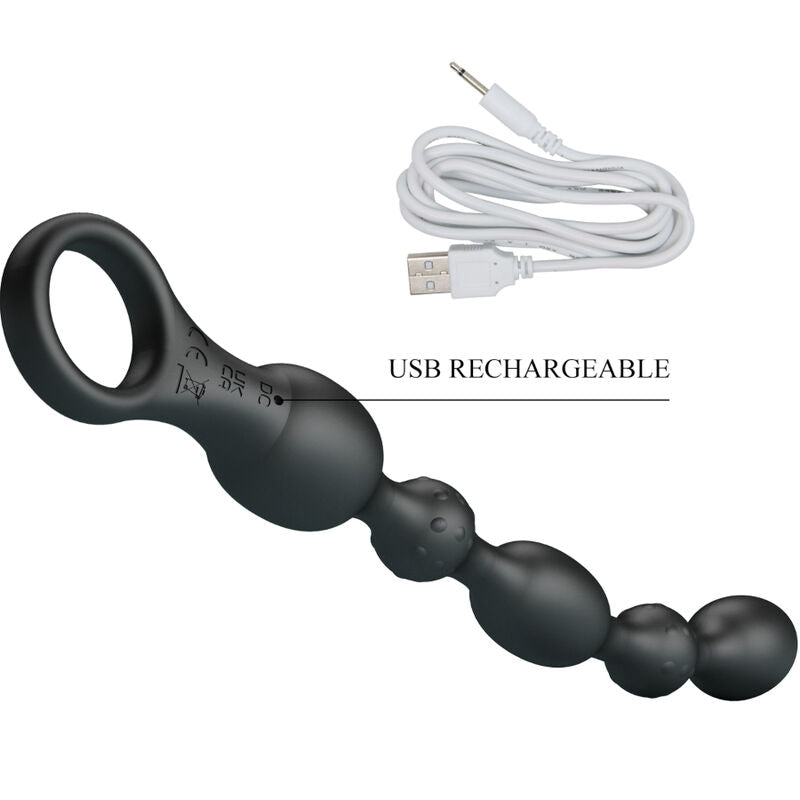 Anal balls van 10 rechargeable silicone vibrations