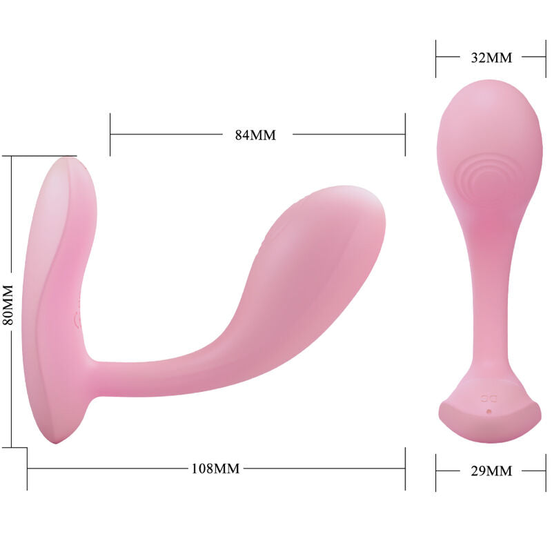 Baird application g-spot 12 vibrations rechargeable pink