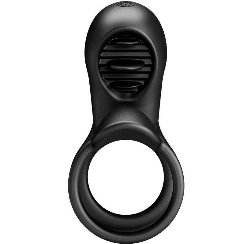 Jammy 12 Vibration Penis Sleeve with Rechargeable Silicone Tongue