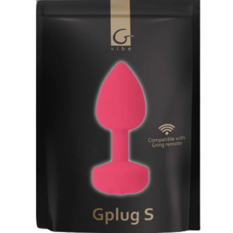 Funtoys gplug rechargeable anal vibrator small neon pink 3cm