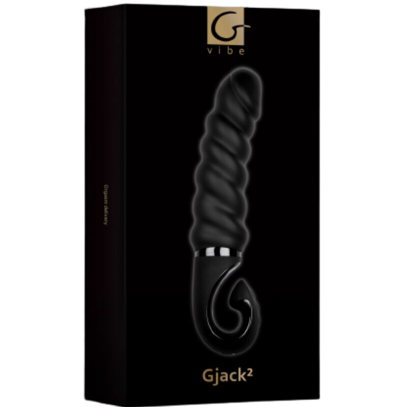 G-jack 2 - black vibrating dildo