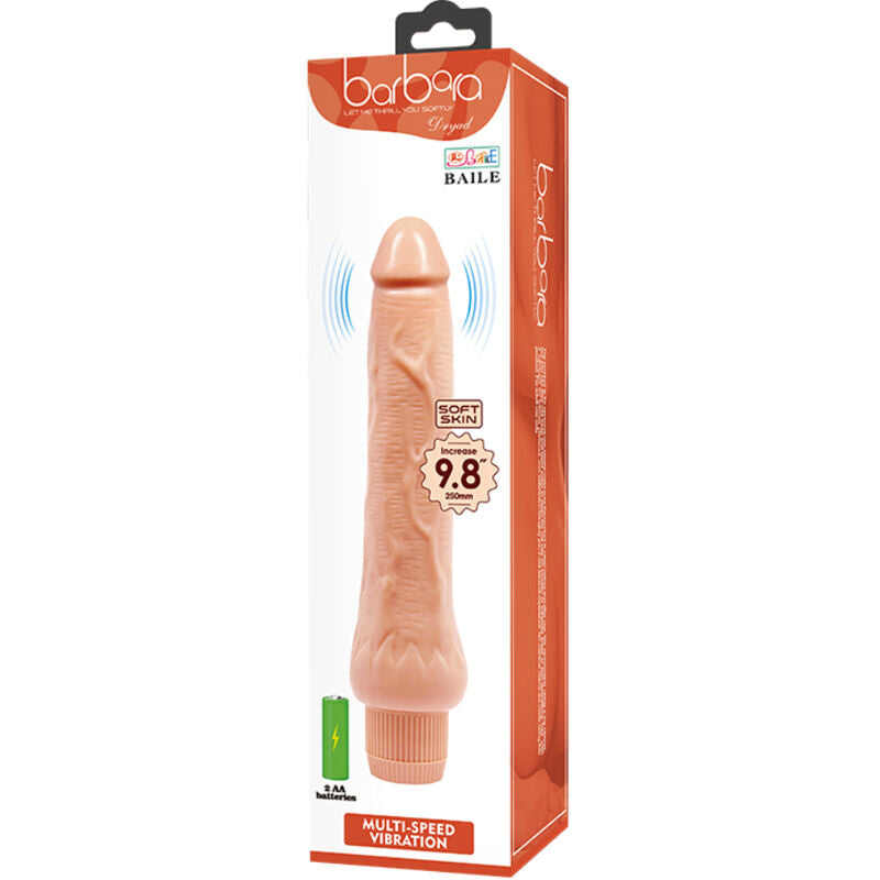 Realistic vibrator Barbara 25 cm