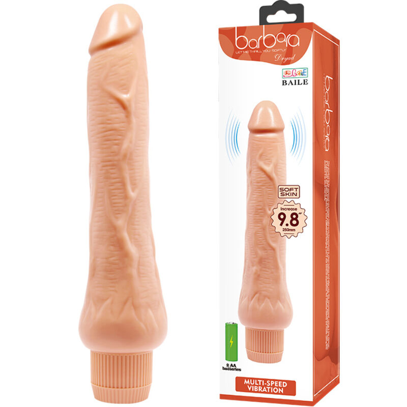 Realistic vibrator Barbara 25 cm