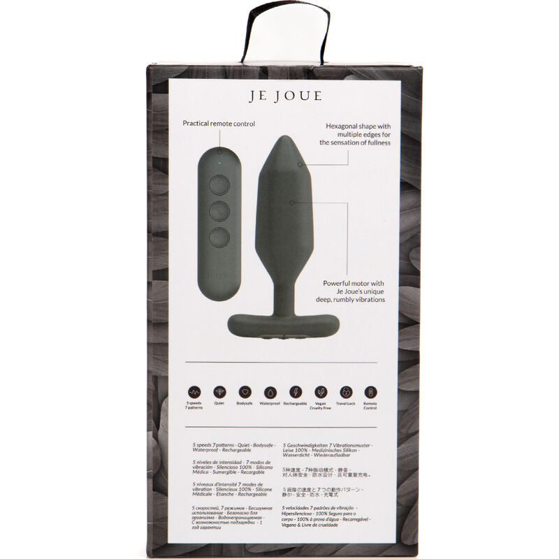 Black Onyx Anal Plug Vibrator