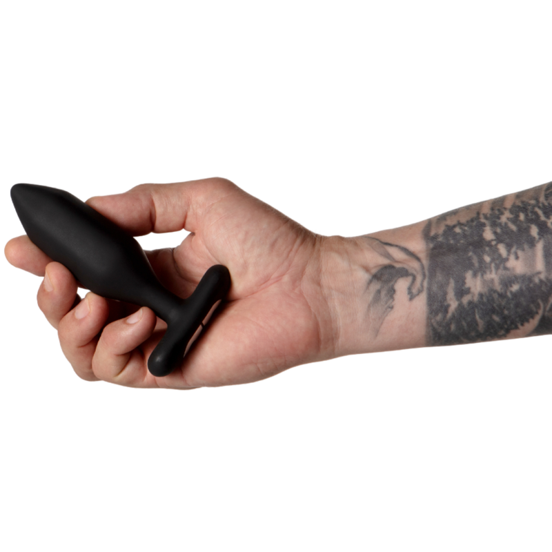 Black Onyx Anal Plug Vibrator