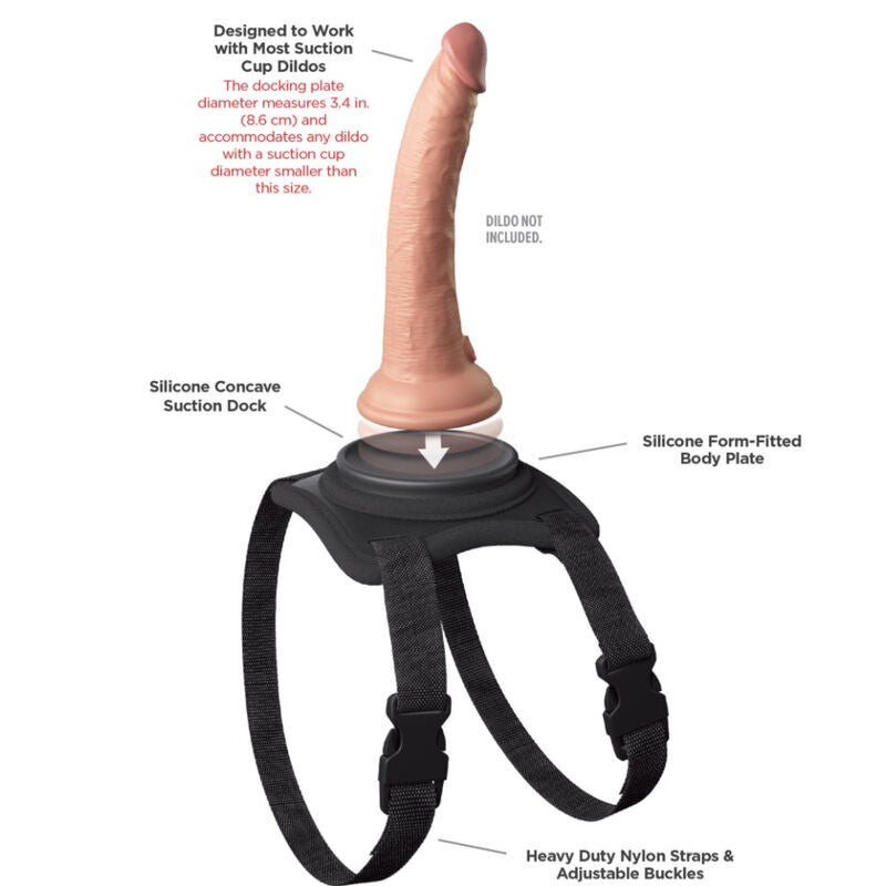 PIPEDREAMS - BODY DOCK ABRASIVE STRAPS HARNESS