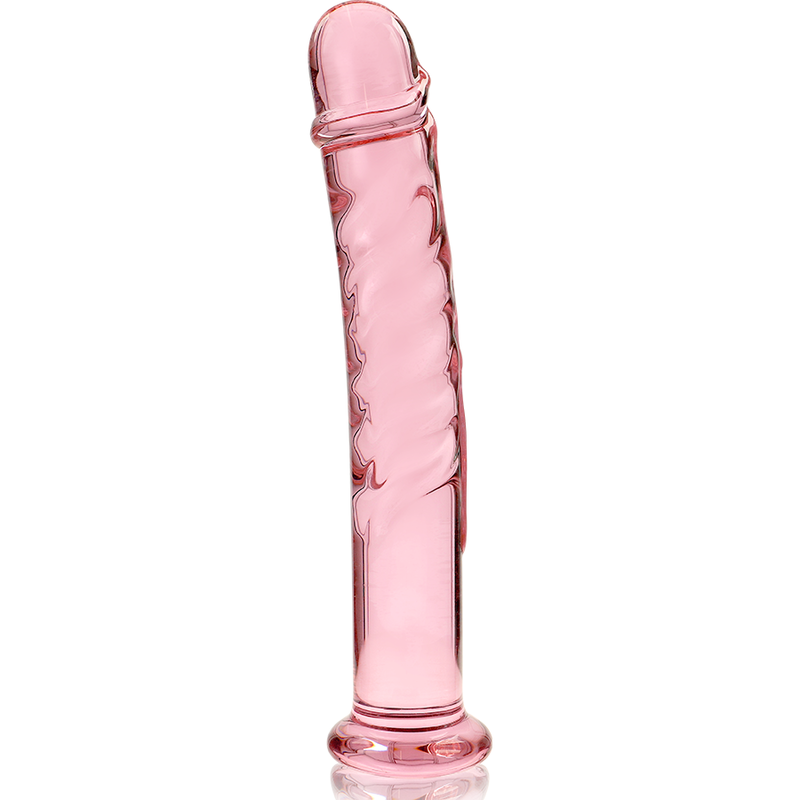 Gode en Verre Borosilicate Modèle 16 Rose 18,5 cm Thermosensible - Nebula Series By Ibiza