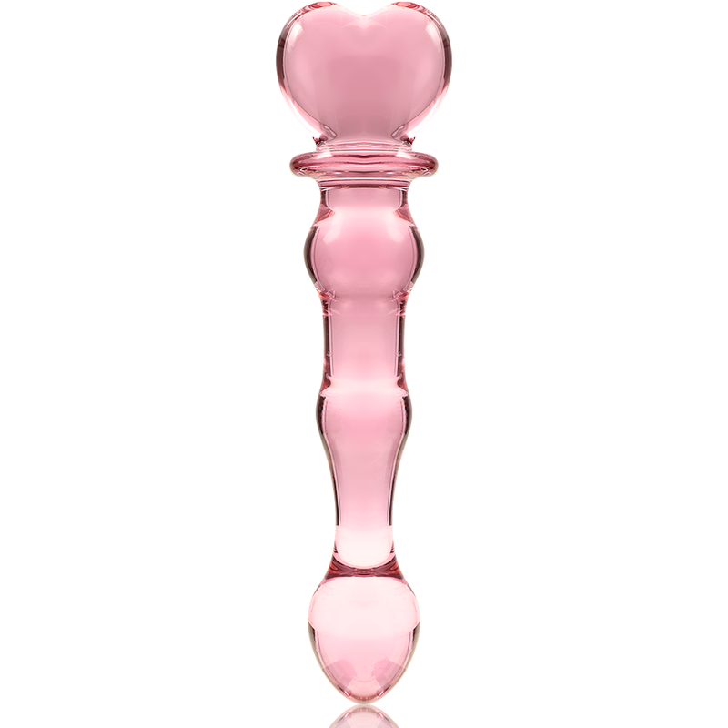 Gode en Verre Borosilicate Modèle 21 Rose 20,5 cm - Nebula Series By Ibiza