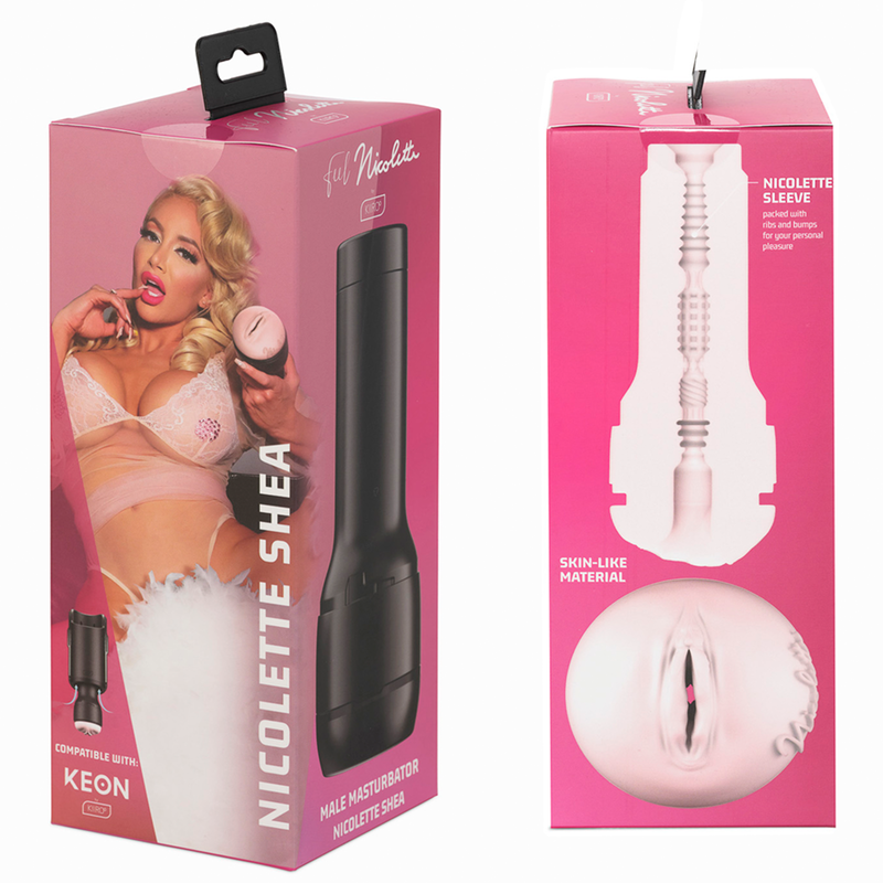 KIIROO - KEON + FEEL NICOLETTE SHEA STROKER + QUALITY AQUA LUBRICANT 50 ML