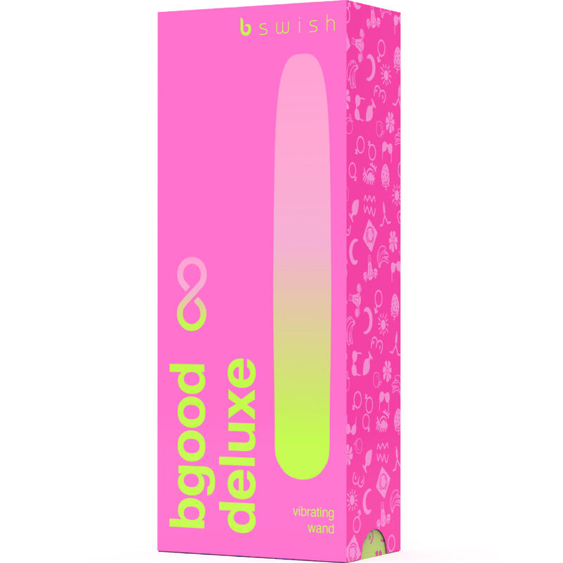 B swish rechargeable vibrator - bgood infinite deluxe pink silicone