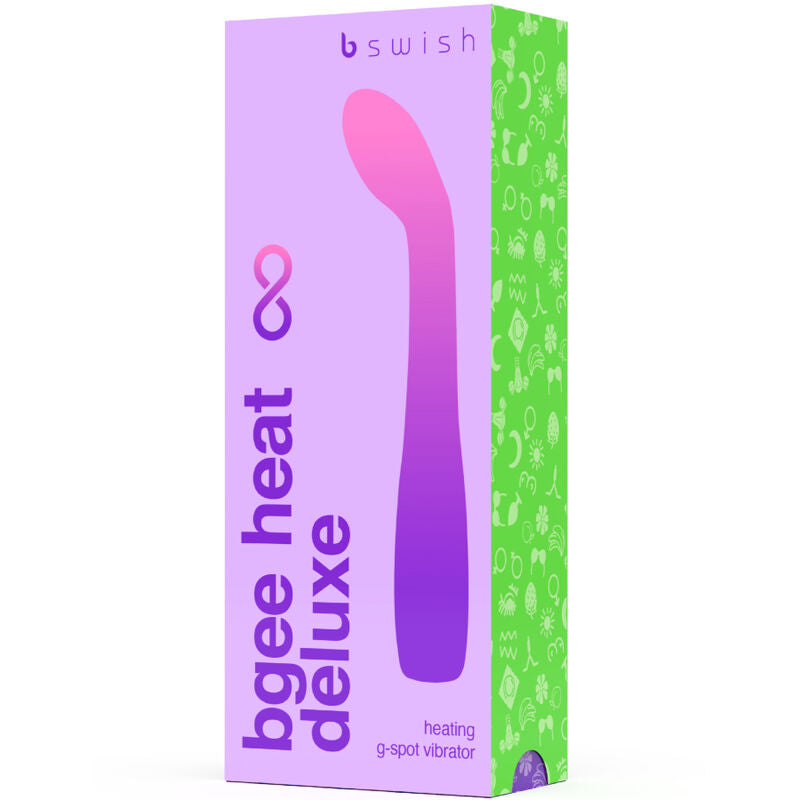 Bgee Heat Infinite Deluxe Lavender Silicone Rechargeable Vibrator