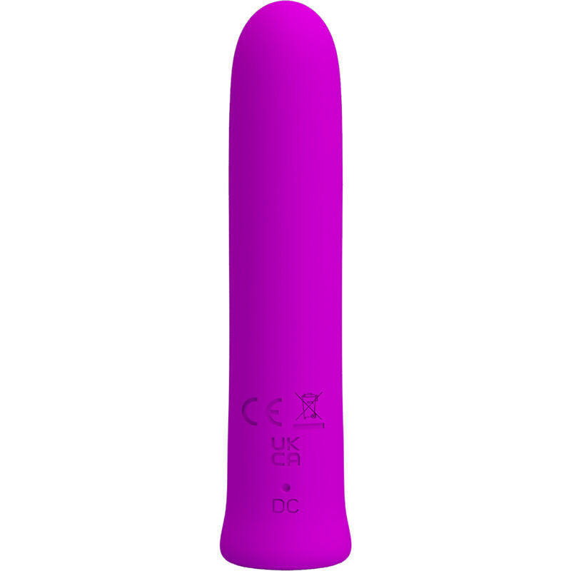 Curtis Mini Super Power 12 Vibration Silicone Vibrator Purple