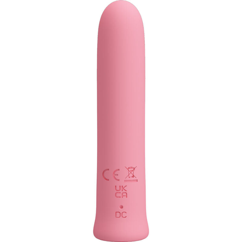 Curtis Mini Super Power 12 Vibration Vibrator in Pink Silicone