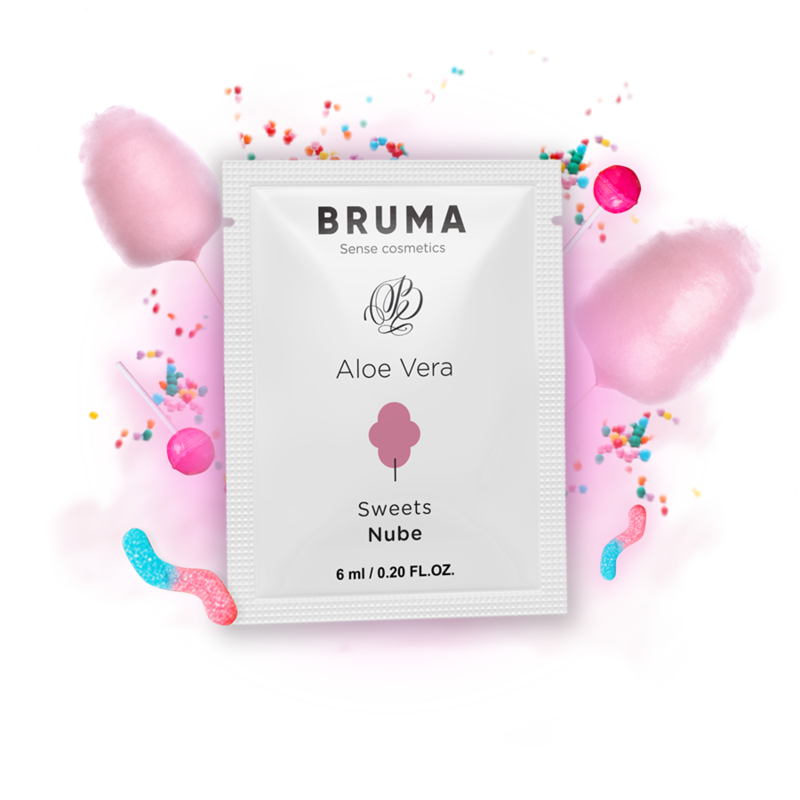 BRUMA - SLIPPERY GEL WITH ALOE VERA CANDY FLAVOR 6 ML