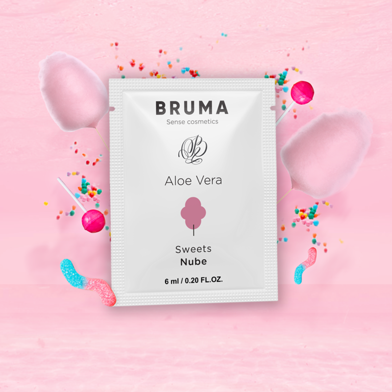 BRUMA - SLIPPERY GEL WITH ALOE VERA CANDY FLAVOR 6 ML