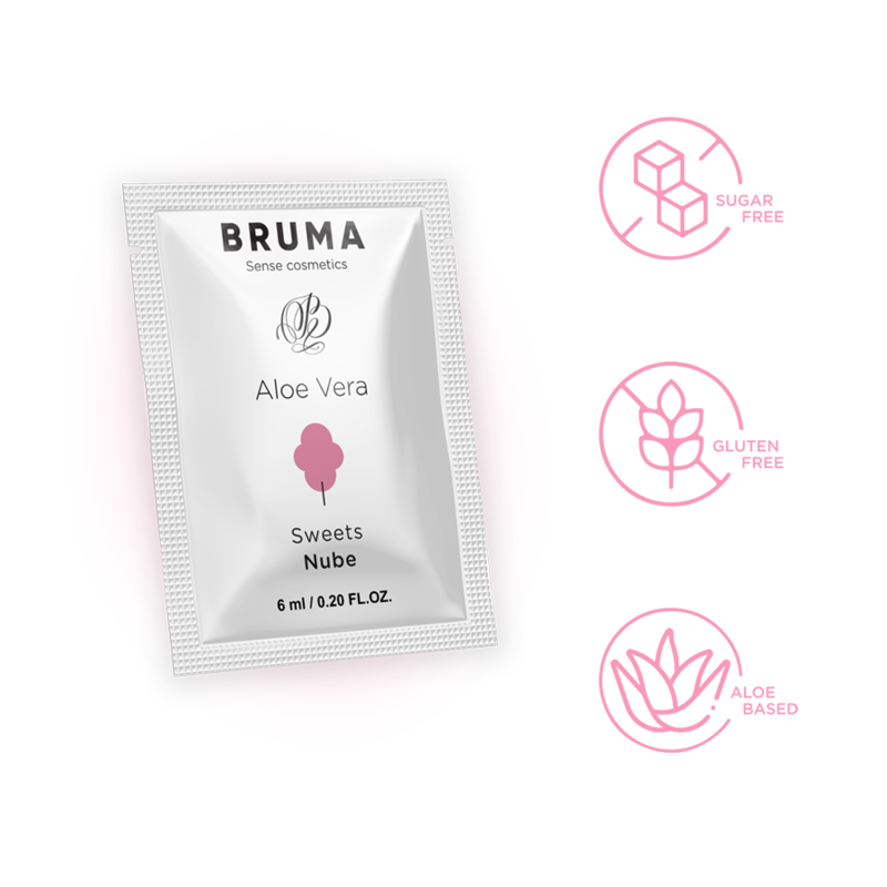 BRUMA - SLIPPERY GEL WITH ALOE VERA CANDY FLAVOR 6 ML