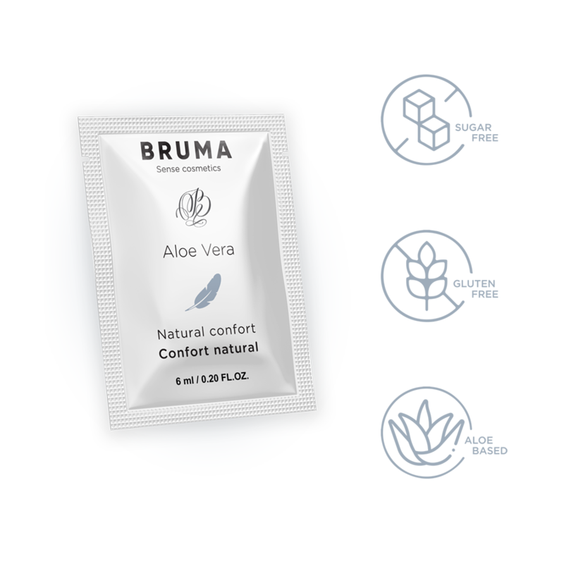 BRUMA - NATURAL COMFORT ALOE VERA GLIDING GEL 6 ML