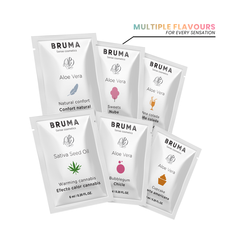BRUMA - SLIPPERY GEL WITH ALOE VERA CANDY FLAVOR 6 ML