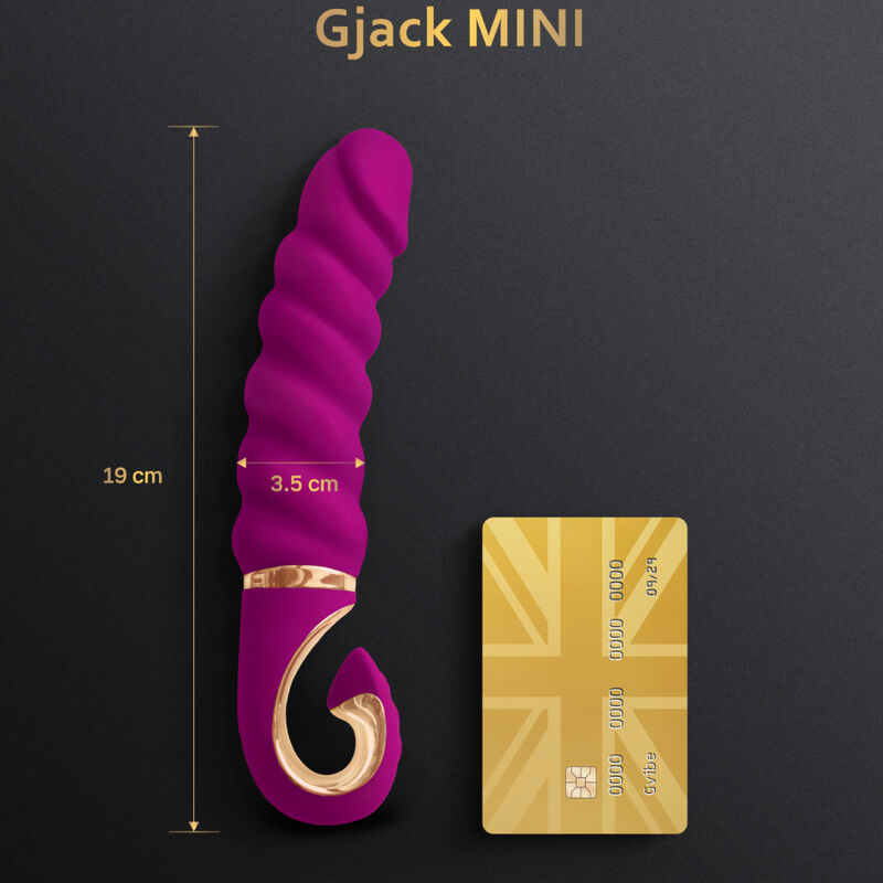 Mini Purple Silicone Gjack Vibrator