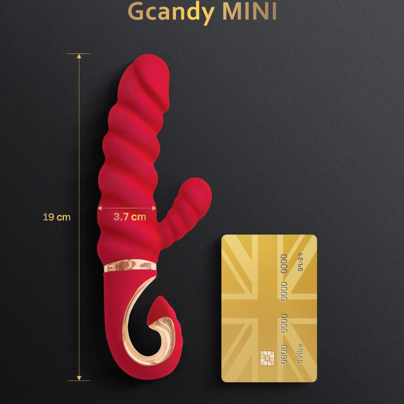 Gcandy Mini Red Silicone Vibrator