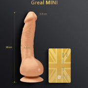 Greal mini vibrator dildo natural silicone