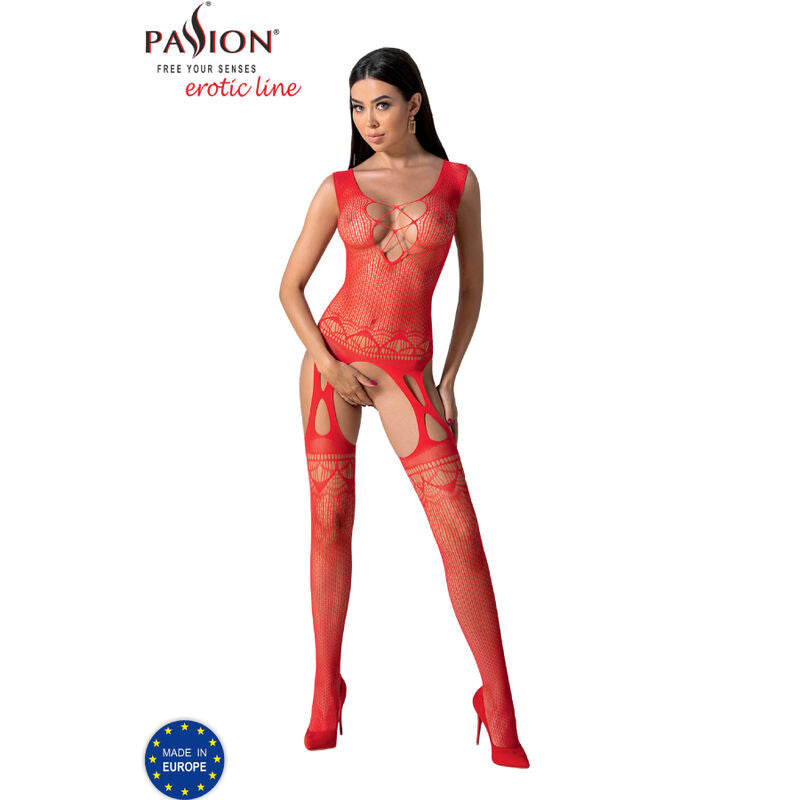 PASSION - BS099 BODYSTOCKING BLANC TAILLE UNIQUE