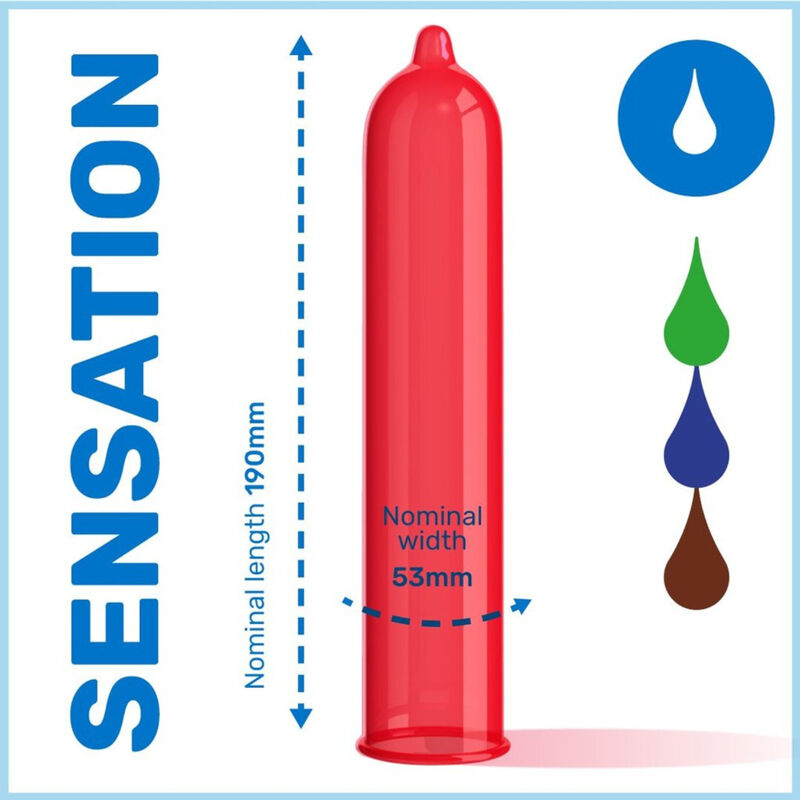 Eco pack condoms flavors bag 288 units