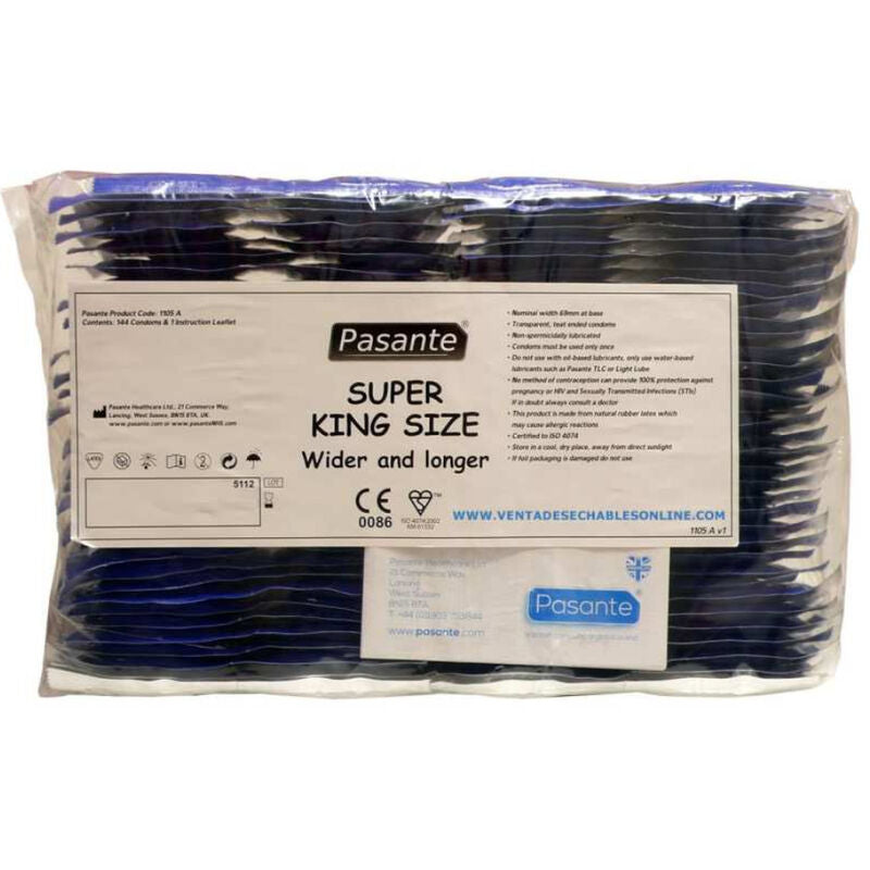 Super king size condoms bag 144 units