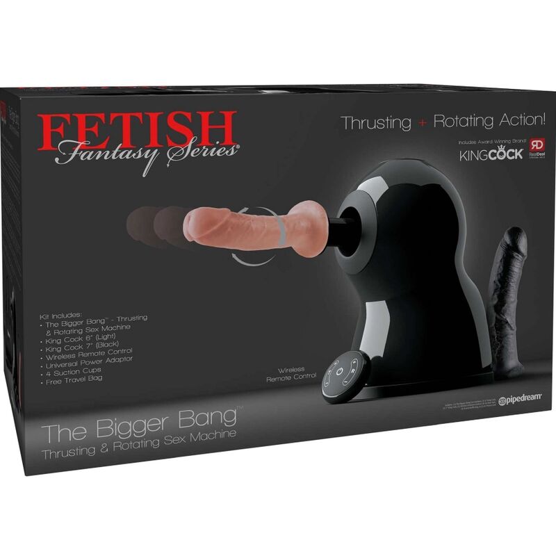 FETISH FANTASY SERIES - SEX MACHINE WITH BIGGER ROTATION AND BANG PUSH