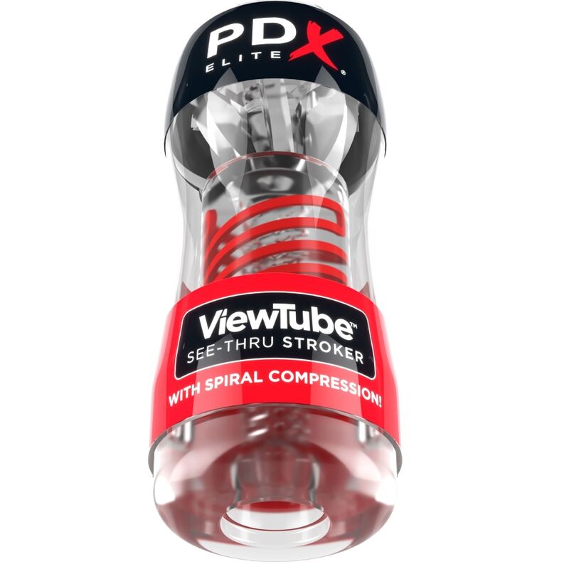 Stroker viewtube 2 spiral compression transparent