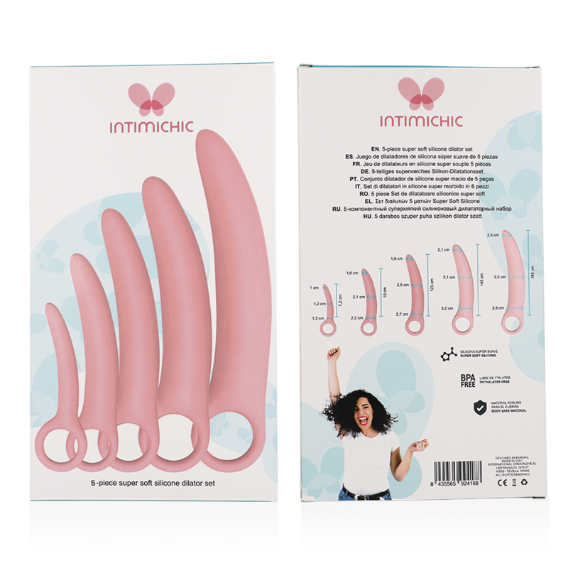 5 pcs silicone dilator