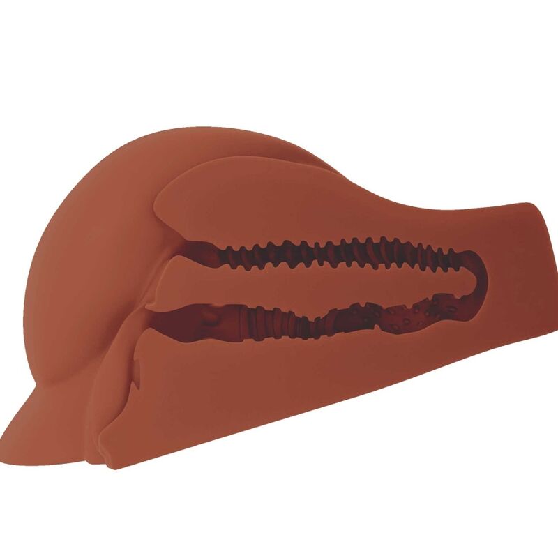 PDX PLUS - BROWN DOUBLE ENTRY MASTURBATOR PERFECT ASS XL