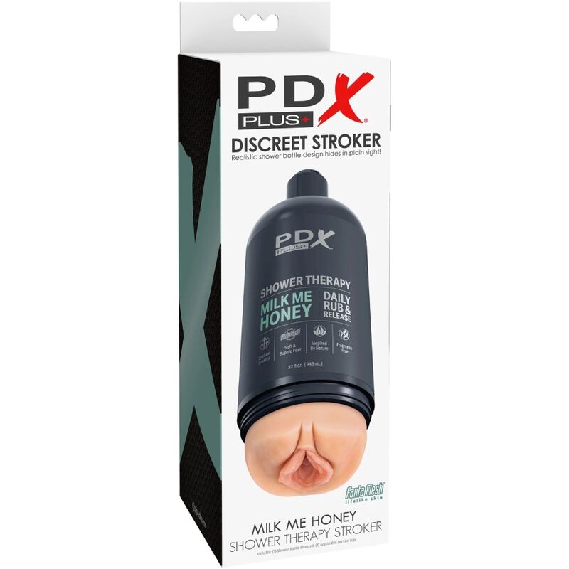 PDX PLUS - STROKER MASTURBATOR DISCREET HONEY SHAMPOO BOTTLE DESIGN MILK ME