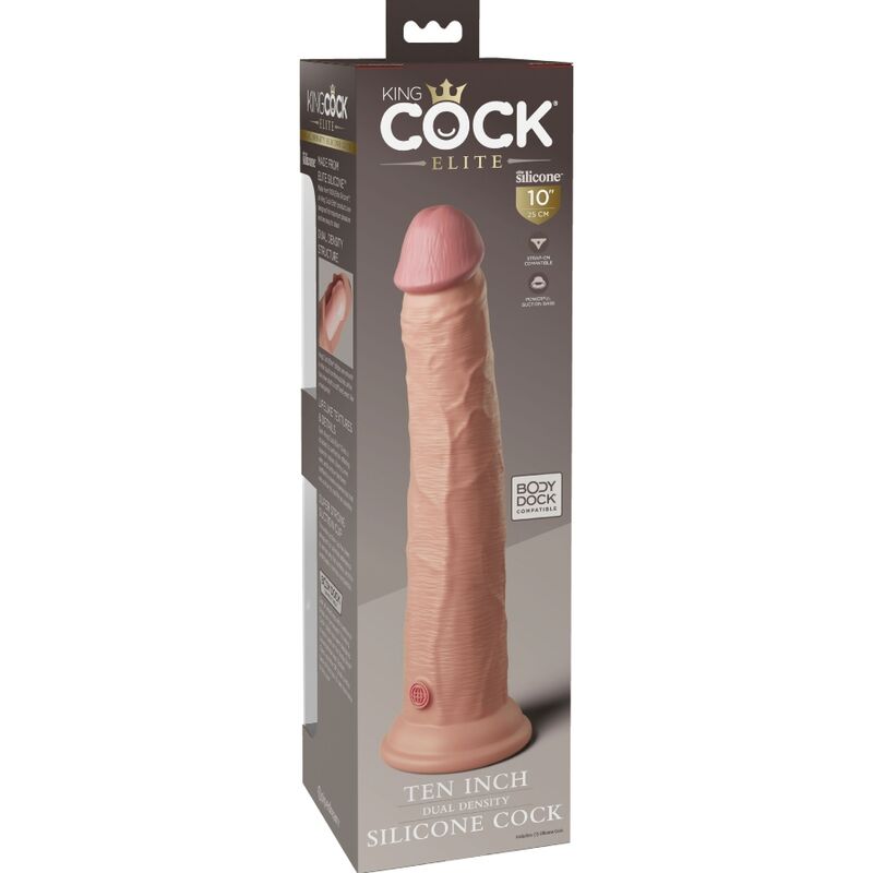 Elite Realistic Silicone Dildo 10"