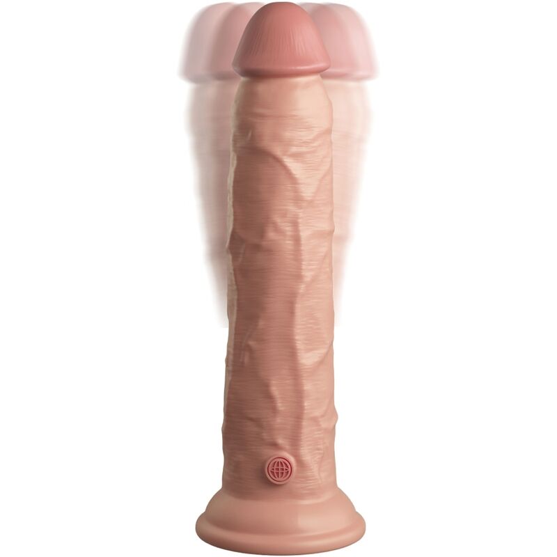 Elite Realistic Dildo Vibrator &amp; Remote Control Silicone 23cm