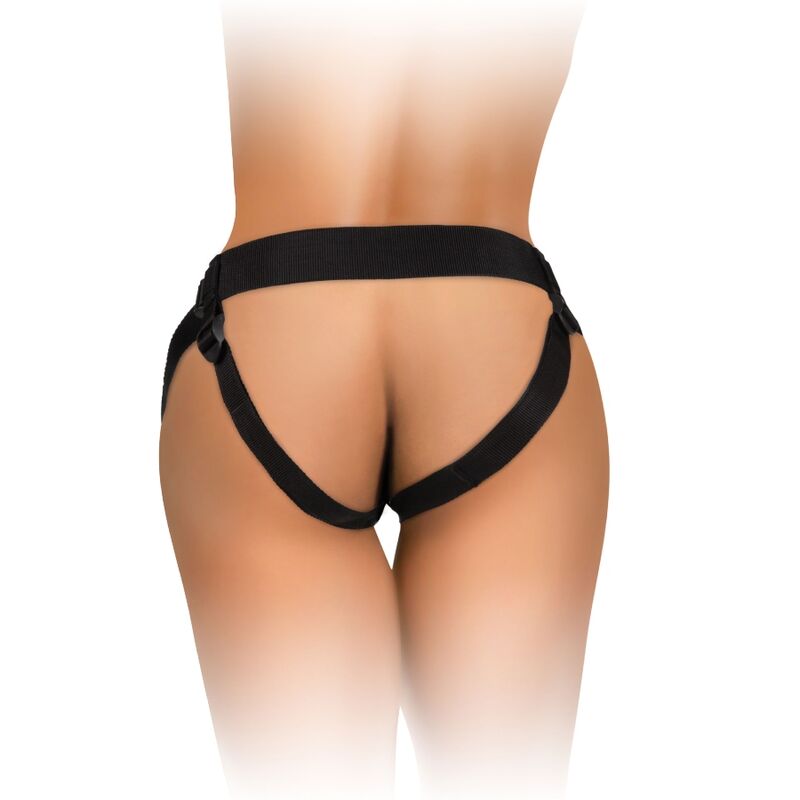 Elite Comfortable Adjustable Harness with 7" Dildo