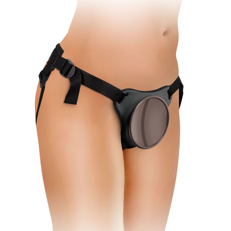 Elite Comfortable Adjustable Harness with 7" Dildo