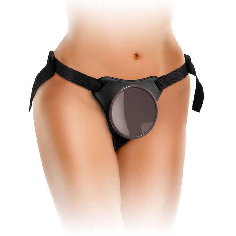 Elite Comfortable Adjustable Harness with 7" Dildo