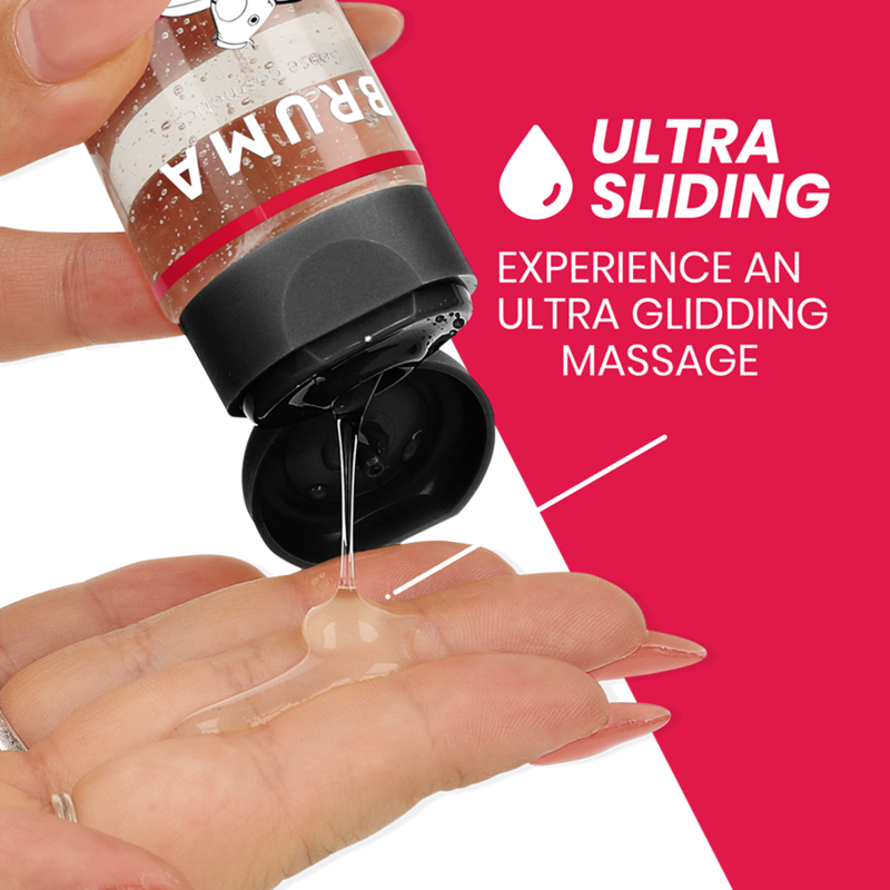 BRUMA - PREMIUM WARMING MASSAGE OIL STRAWBERRY FLAVOR 3 IN 1 - 100 ML