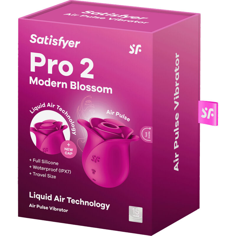 SATISFYER - AIR PULSE VIBRATOR MODERN FLOWER PRO 2