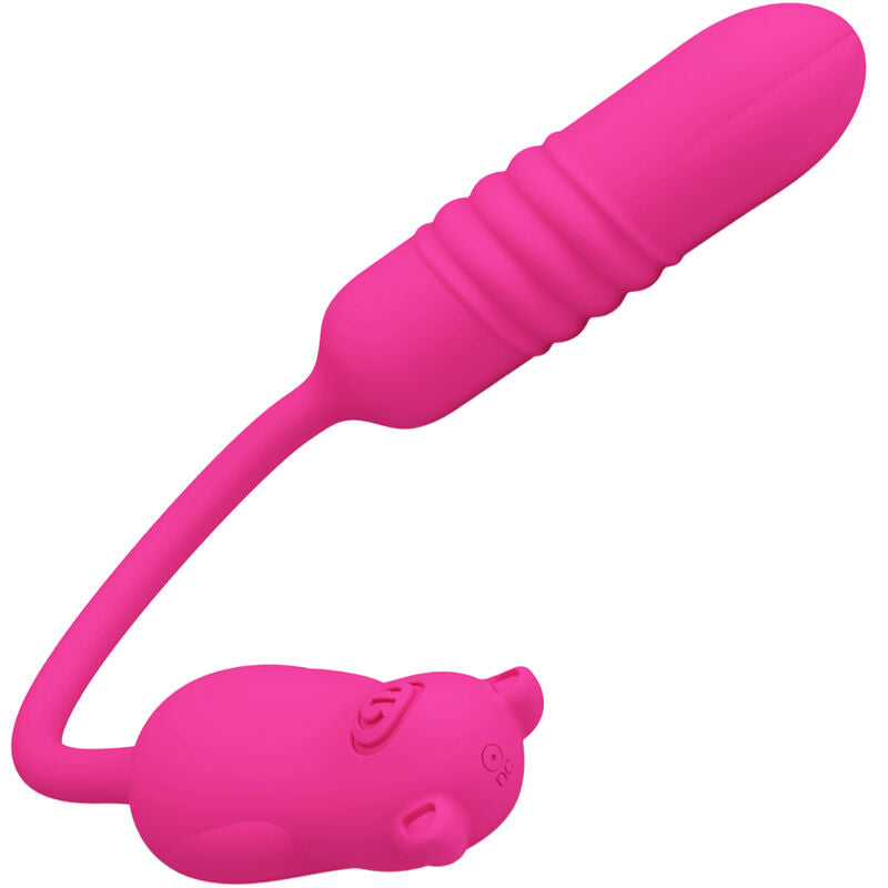 Nobikuma pink silicone vibrating bullet