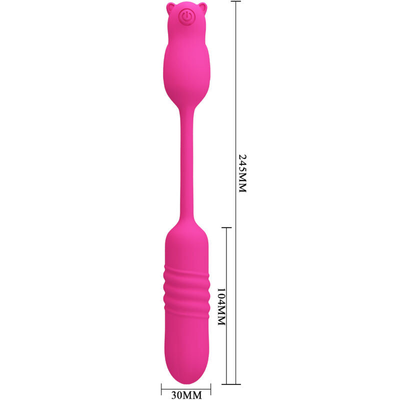 Nobikuma pink silicone vibrating bullet