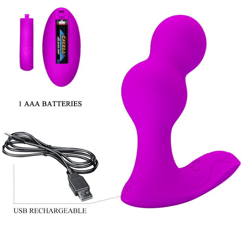 Terrance Anal Vibrator Massager with Remote Control