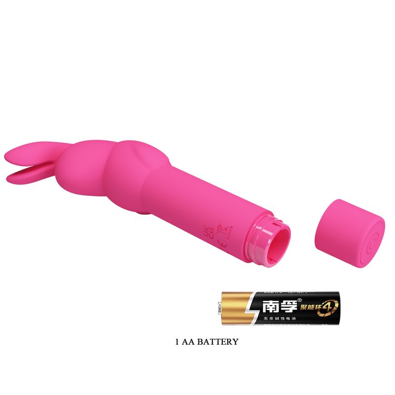 PRETTY LOVE - GERARDO FUCHSIA RABBIT SILICONE VIBRATOR