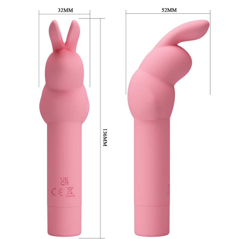 Gerardo Pink Rabbit Silicone Vibrator