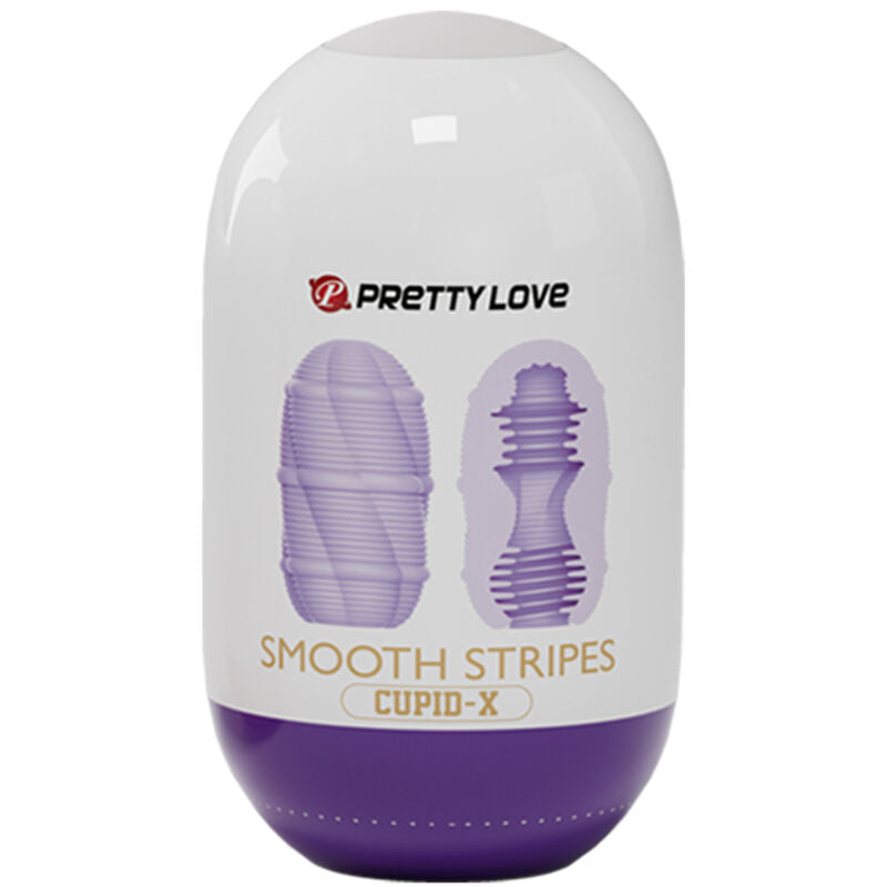 Cupid Smooth Stripes Masturbator Egg