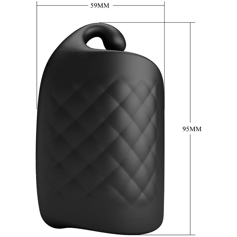 Manual masturbator for rechargeable glans vibrator