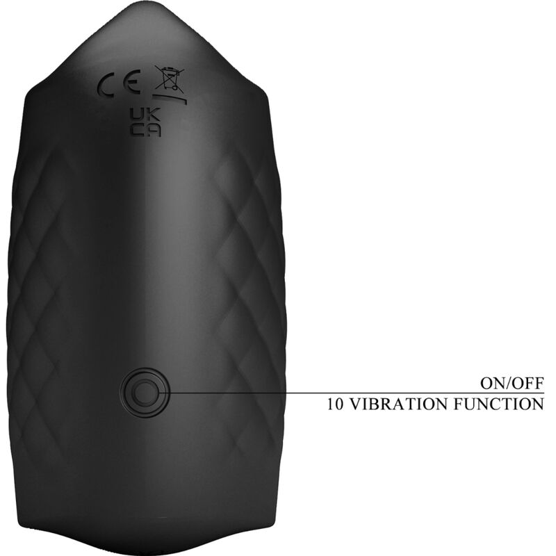 Manual masturbator for rechargeable glans vibrator