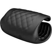 Manual masturbator for rechargeable glans vibrator