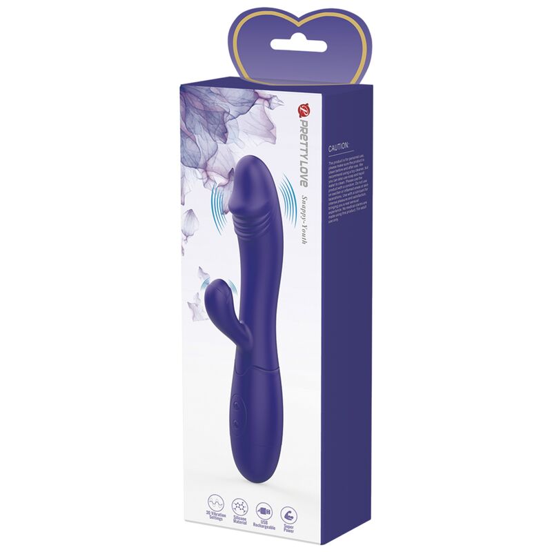 Snappy Youth Vibrator &amp; G-Spot Stimulator Purple